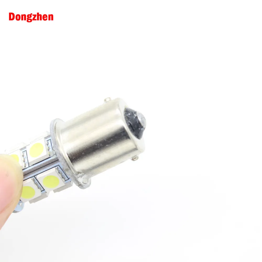 Dongzhen 1 шт 12В светодиодный автомобильный 1156 BA15S P21W 5050 13 SMD светильник белый сигнал