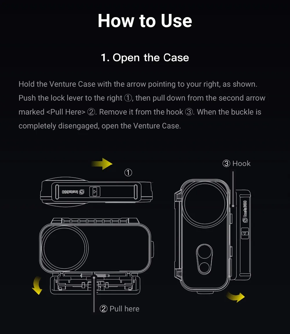 Новая версия Insta360 ONE X Venture чехол Insta 360 5 м водонепроницаемый корпус защитный чехол для Insta360 аксессуары