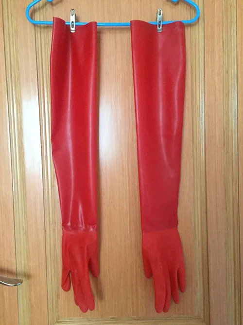 Новинка 2016 модные мужские перчатки zentai из натурального черного латекса