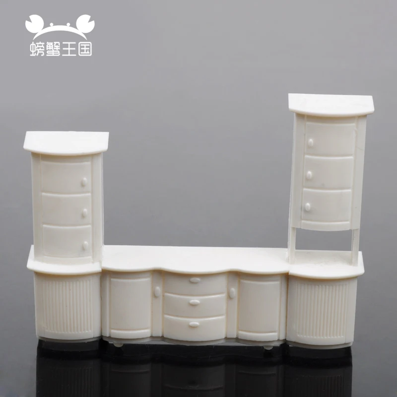 

3pcs 1:50 Cupboard Shelves Model Interior Decoration Ornaments Building Model Sandbox Material Toy Accessories Kits