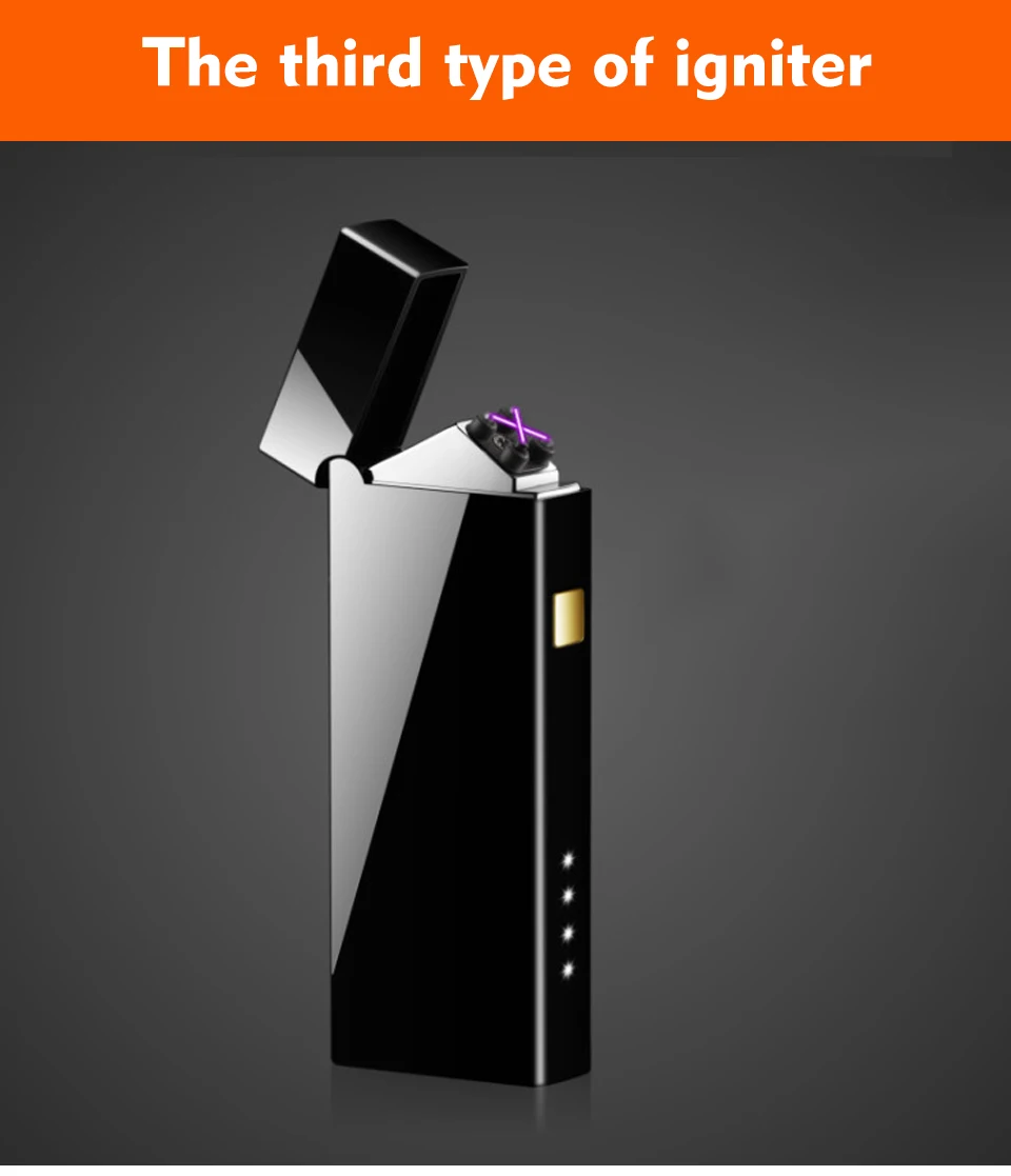 Электронная Usb зарядка двойная дуговая Зажигалка плазменная электронная импульсная Зажигалка сенсорный экран электронная зажигательная машина дуговая зажигалка
