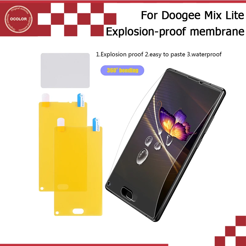 Ocolor 2 шт Для Doogee Mix Lite нестеклянная анти Взрывная защитная пленка ультратонкий