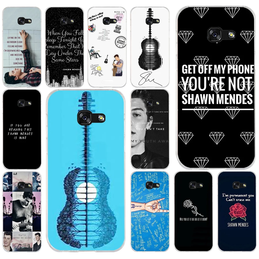 Чехол для телефона 292FG shawn mendes из мягкого силикона ТПУ Samsung a3 2016 a5 2017 a6 plus a7 a8 2018 s6 7 8