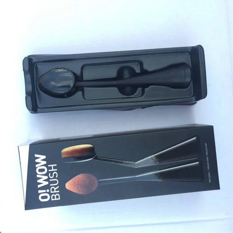 Овальные макияжные кисти лица крем увлажняющий Puff Зубная щётка смешивания