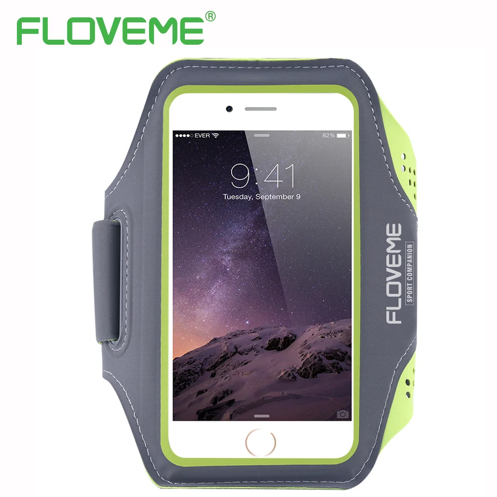 FLOVEME Универсальная повязка на руку чехол для iPhone 6 S занятий спортом бега