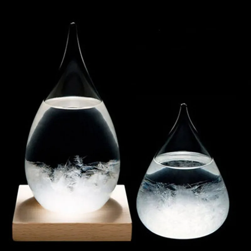 Weather Forecast genuine creative storm water droplets bottle glass fly Wedding decoration | Дом и сад