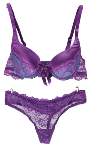 Комплект женского нижнего белья большой размер сексуальное женское нижнее белье