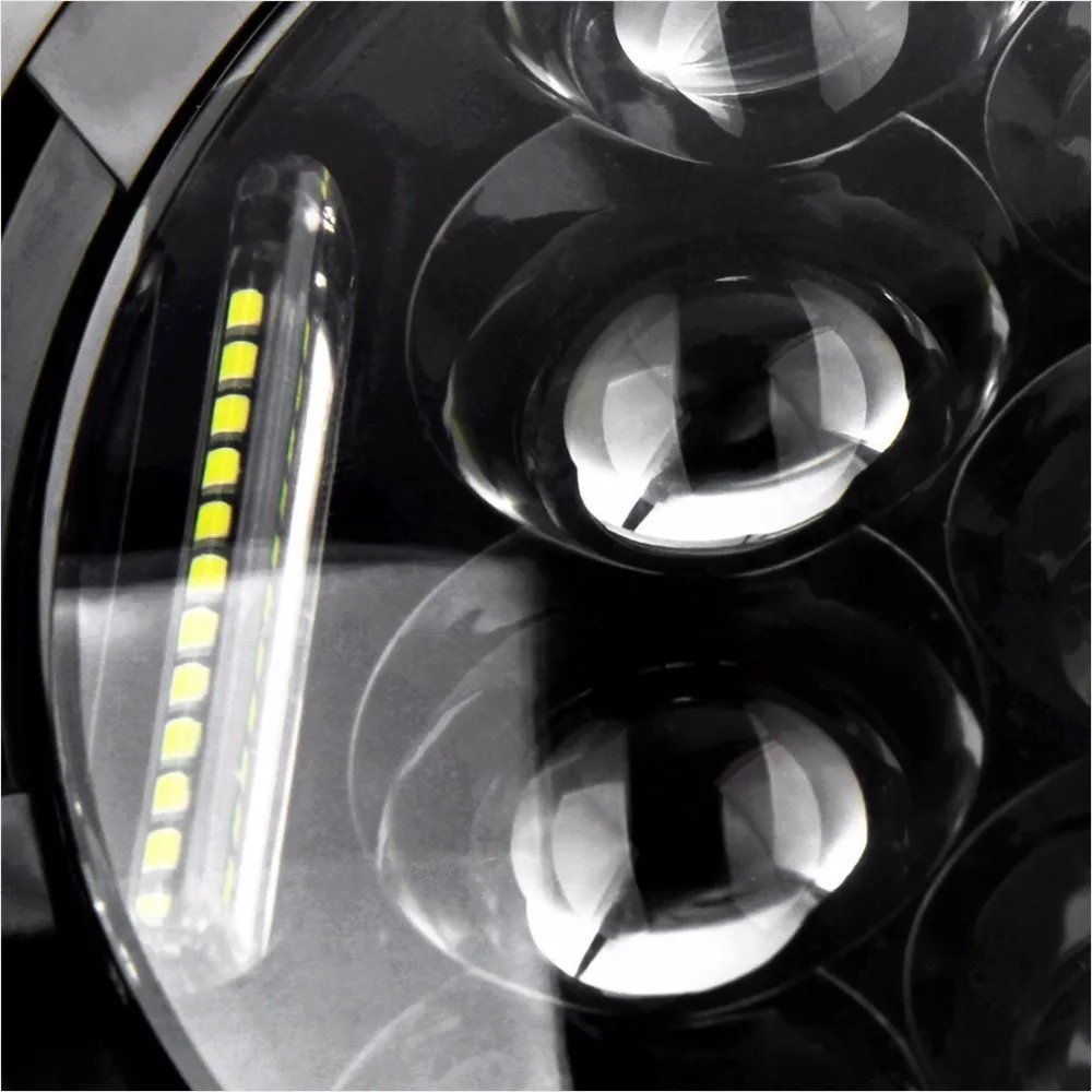 Продвижение! 2 Шт. 7&quot Авто Светодиодных Фары Дальнего Ближнего Света H4 75 Вт