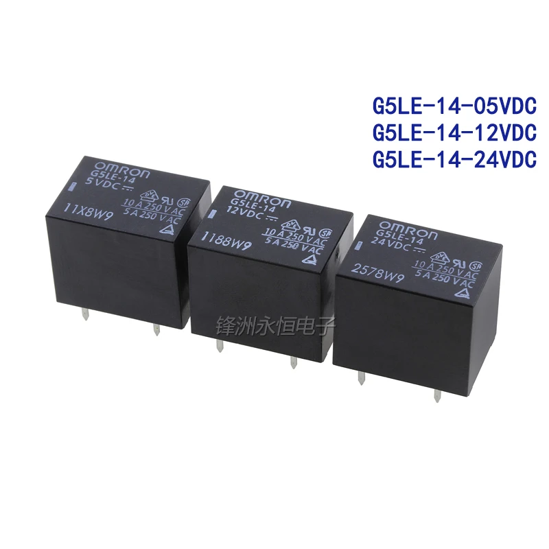 2 шт./лот реле G5LE 14 5VDC 12VDC 24VDC 5PIN T73 10A|Реле| |
