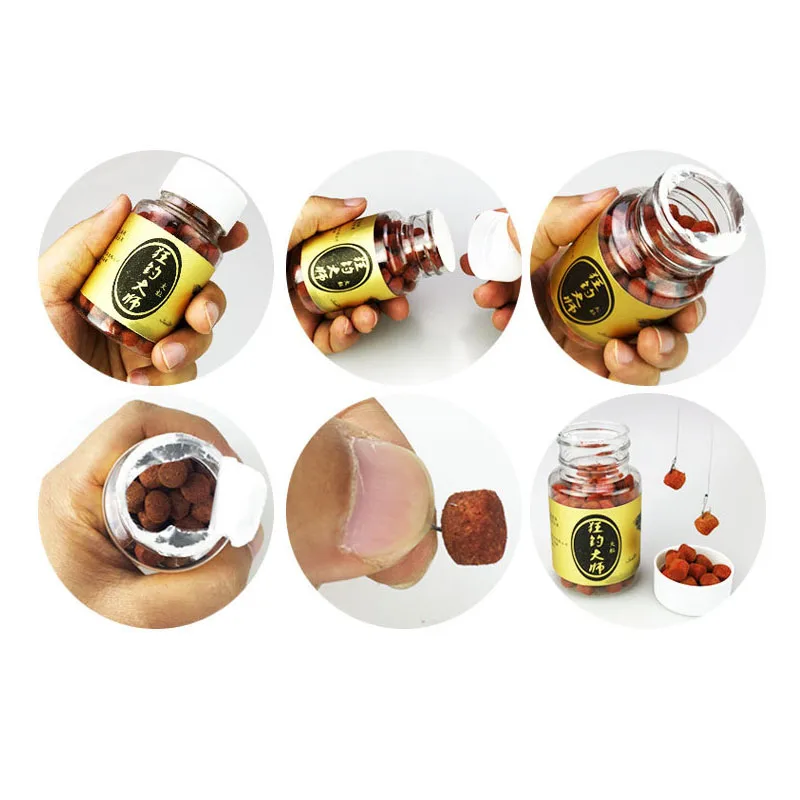 Рыболовные приманки ферментация Flavored Boili Crucian для ловли карпа сома soundbait Feeder Boilie