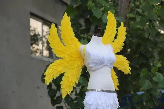 

EMS free shipping Angel Feather wings props party performance auto shows props cosplay feather wing