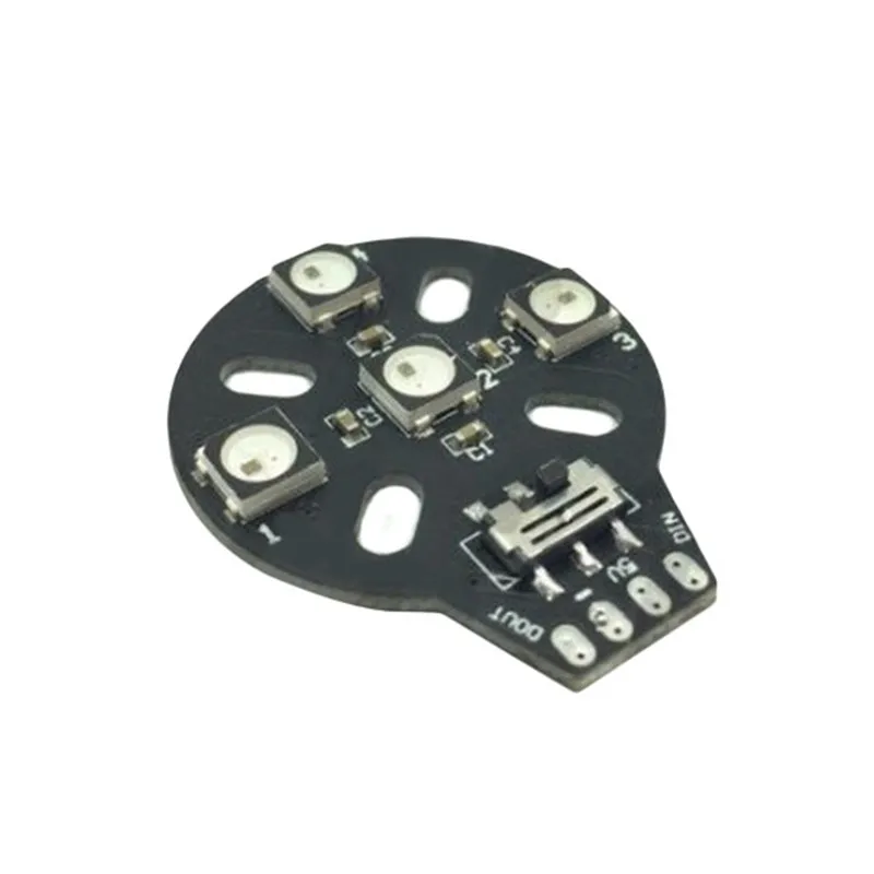 4XWS2812B 5V Motor Base LED Light One PC for Naze32 F3 CC3D Flight Control For RC Camera Drone Accessories | Игрушки и хобби