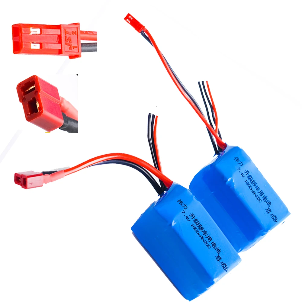 1 шт. литий полимерный 2 S Lipo Батарея 7.4 В 1800 мАч 20C MAX 40C для WLtoys a959 b a969 a979 k929 RC