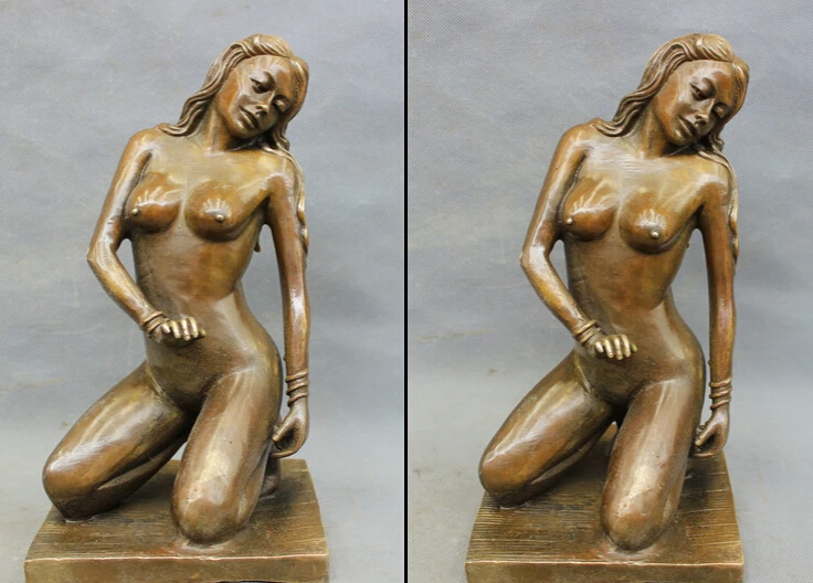 JP S62 11 &quotкитайская Бронзовая медная художественная Обнаженная сексуальная