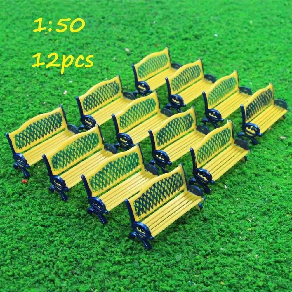 ZY34050YB 12 шт. модель железнодорожной железной дороги платформа парка улицы мест