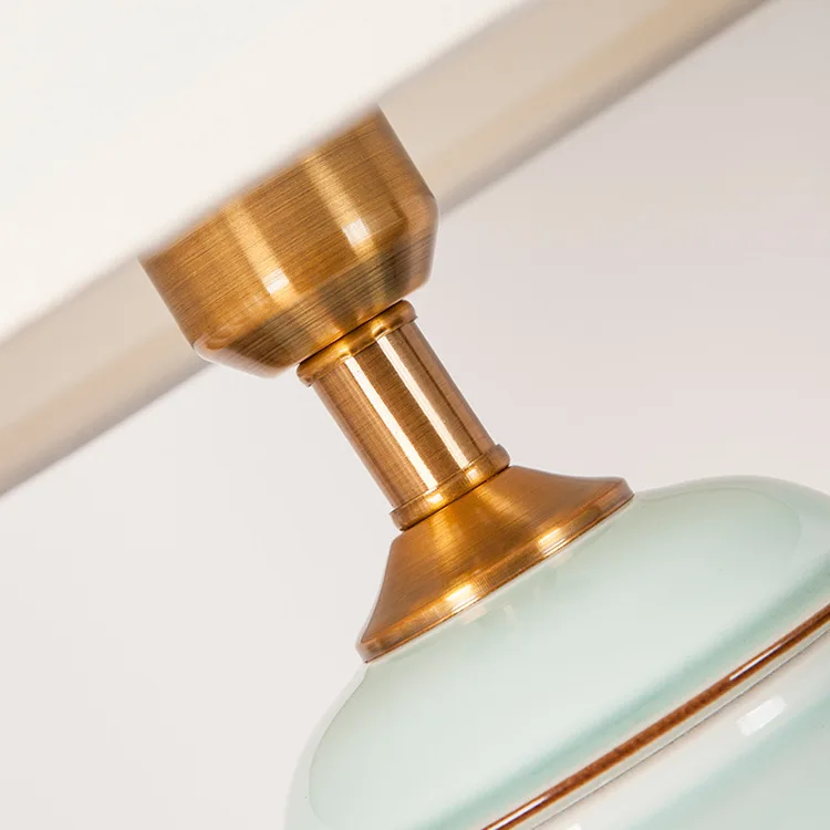 YOOK Американский современный Цзиндэчжэнь Керамическая Настольная лампа для