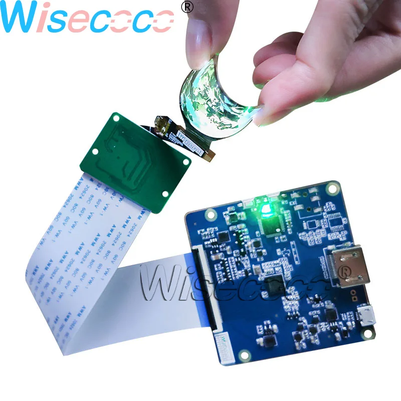 lcd with board 1,39 дюймовый гибкий oled-дисплей 400(RGB)* 400 круглый amoled экран с MIPI HDMI плата контроллера - Цвет: lcd with board