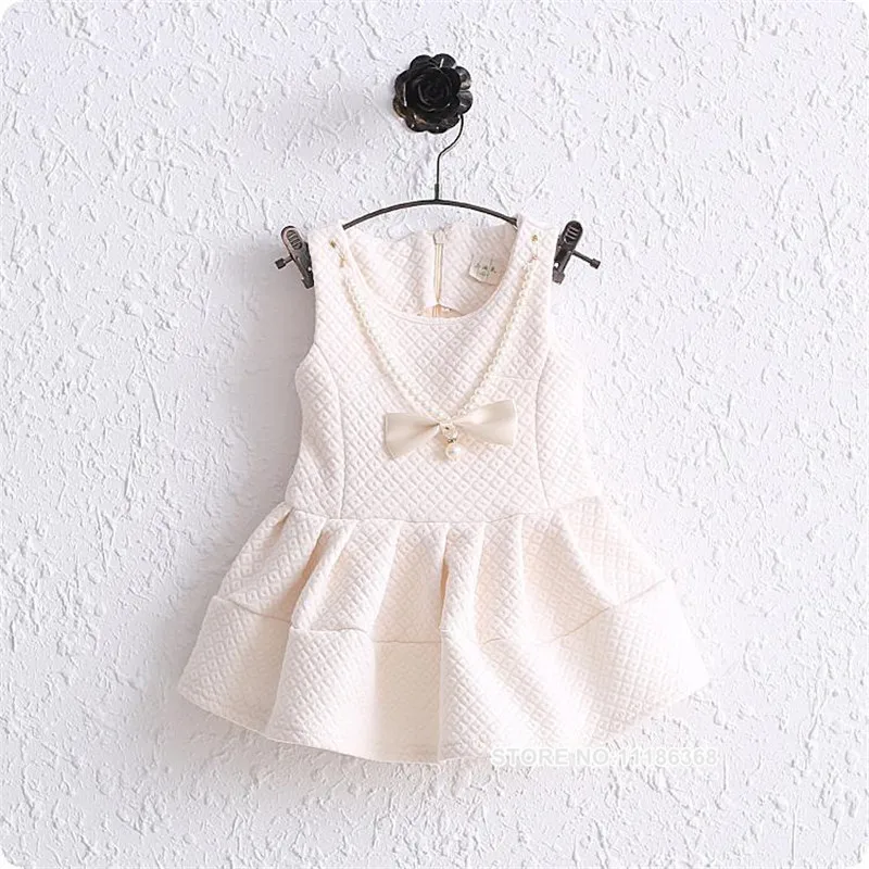 Новый год 2018 весенний модный костюм для маленьких девочек милое винтажное платье