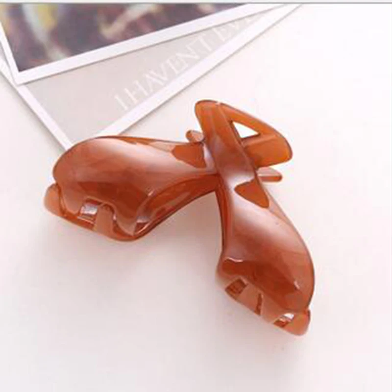 Женские заколки для волос 1 шт. модные карамельного цвета дешевые женские