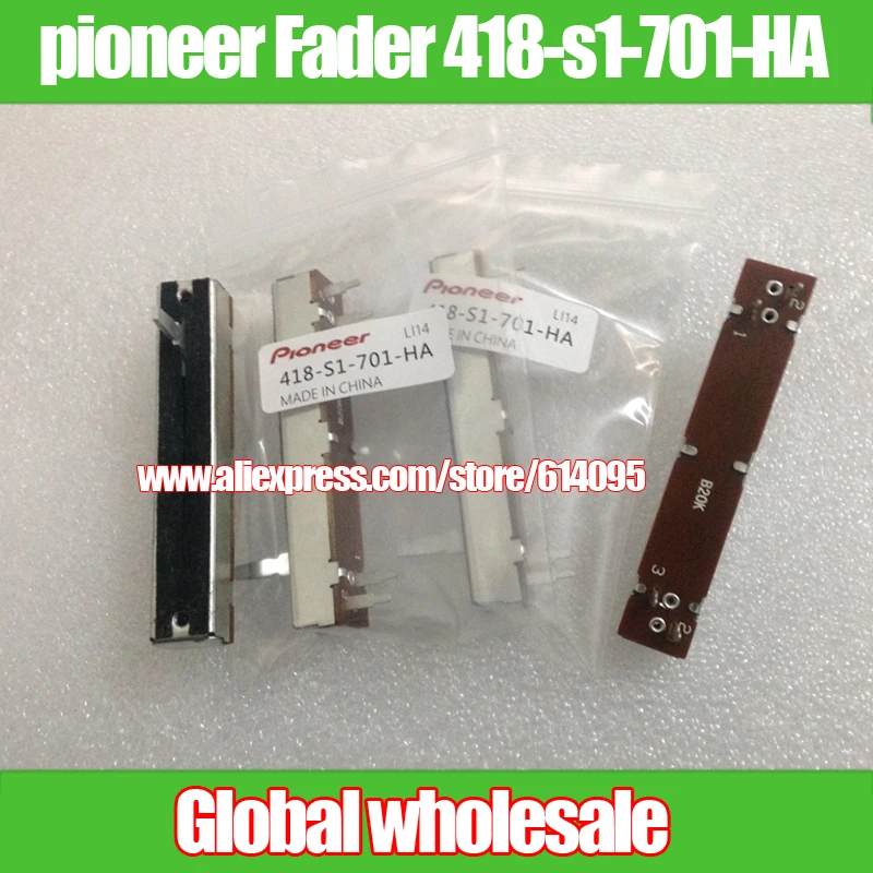 

3pcs New for PIONEER XDJ-R1 DDJ-SX Vertical Fader Volume Potentiometer 418-S1-701-HA