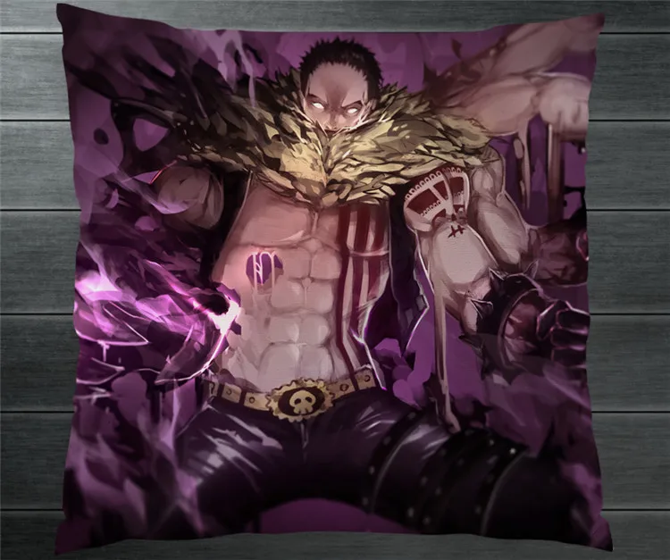 Аниме One Piece Two Side Charlotte Katakuri 40x40 см наволочка чехол для подушки Чехол Подушка
