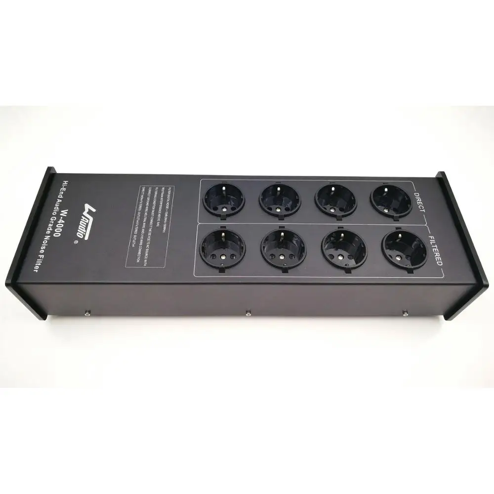 WAudio W-4000 High-End аудио Шум фильтр переменного тока Мощность кондиционер Мощность фильтр Мощность очиститель с ЕС магазины