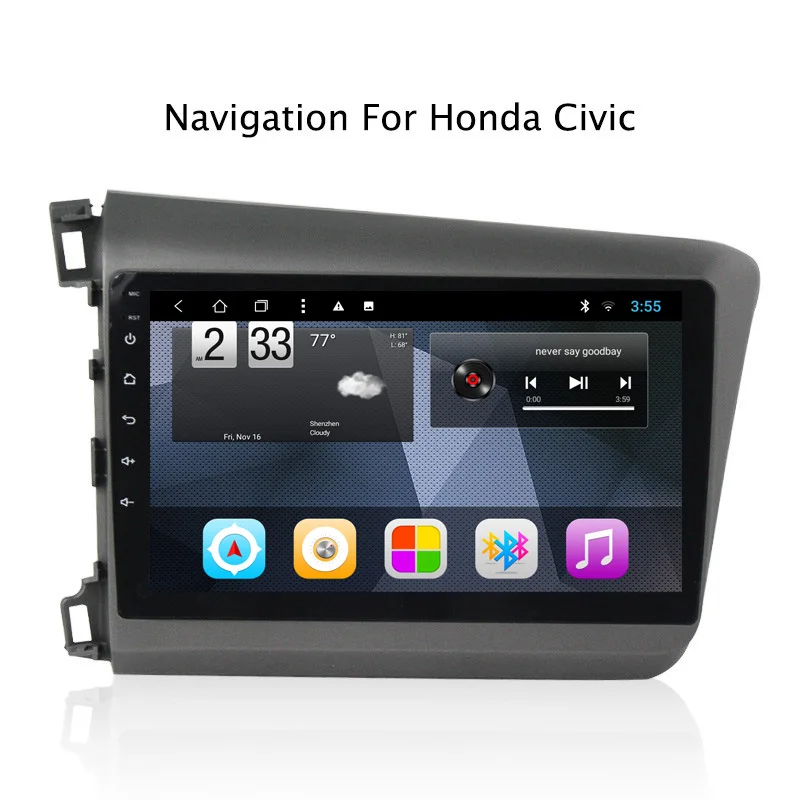 9 "2G ram 32G rom Восьмиядерный Android 8 1 автомобильный радиоприемник стерео для Honda Civic