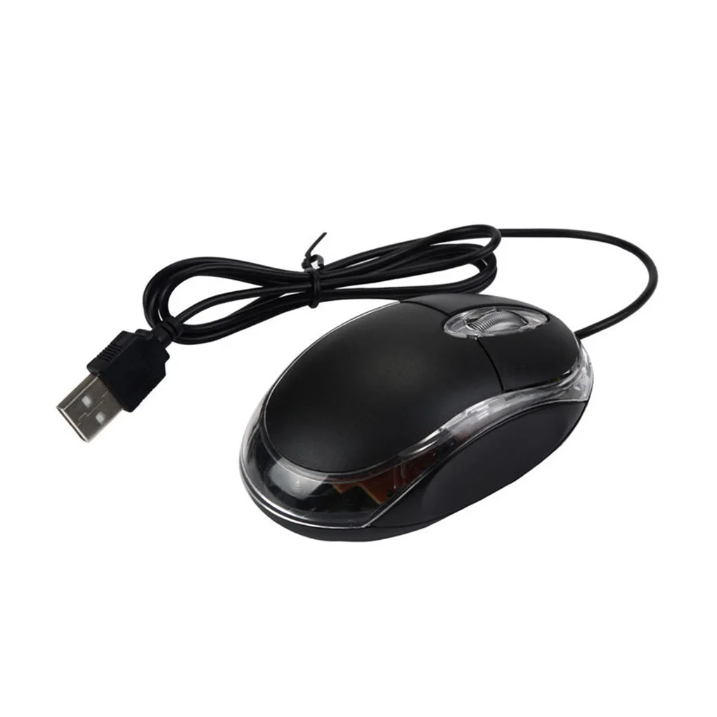 USB Проводная мини мышь 1000DPI ABS оптическая офисная настольная компьютерная для