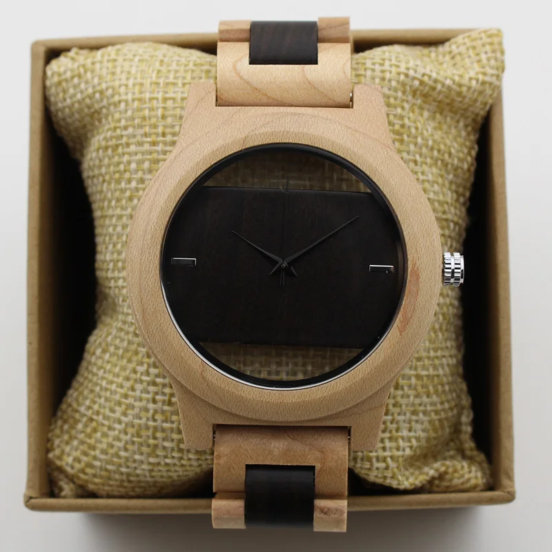 Модные японские кварцевые женские классические деревянные часы роскошные