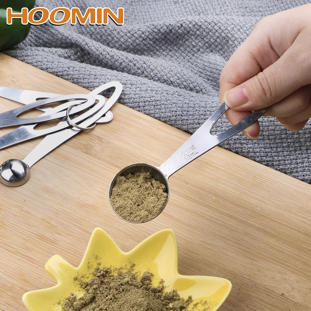 HOOMIN 5 шт./компл. измерительные инструменты Инструменты для выпечки муки еда Кофе