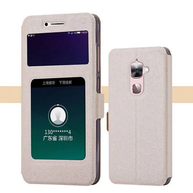 Чехол для телефона LeEco Letv le S3 X620 X622 X626 - крышка S 3 чехол PU Flip Leather с открытым окном для защиты телефона leS3.