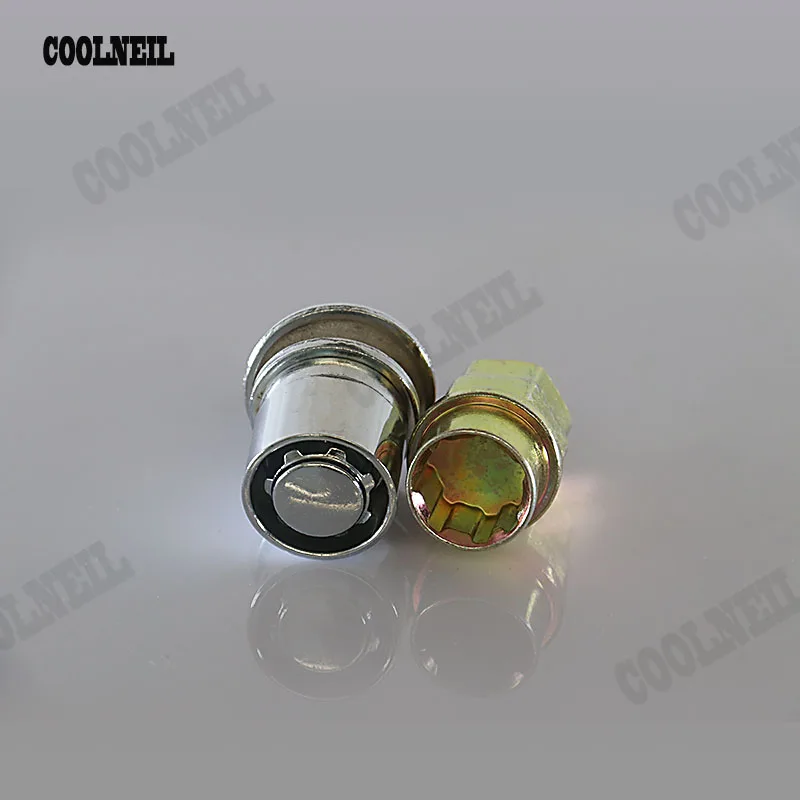 Аксессуары JDM колеса стопорные гайки M12X1.5 4 шт блокировки + 1 ключ для Toyata Honda Hyundai KIA