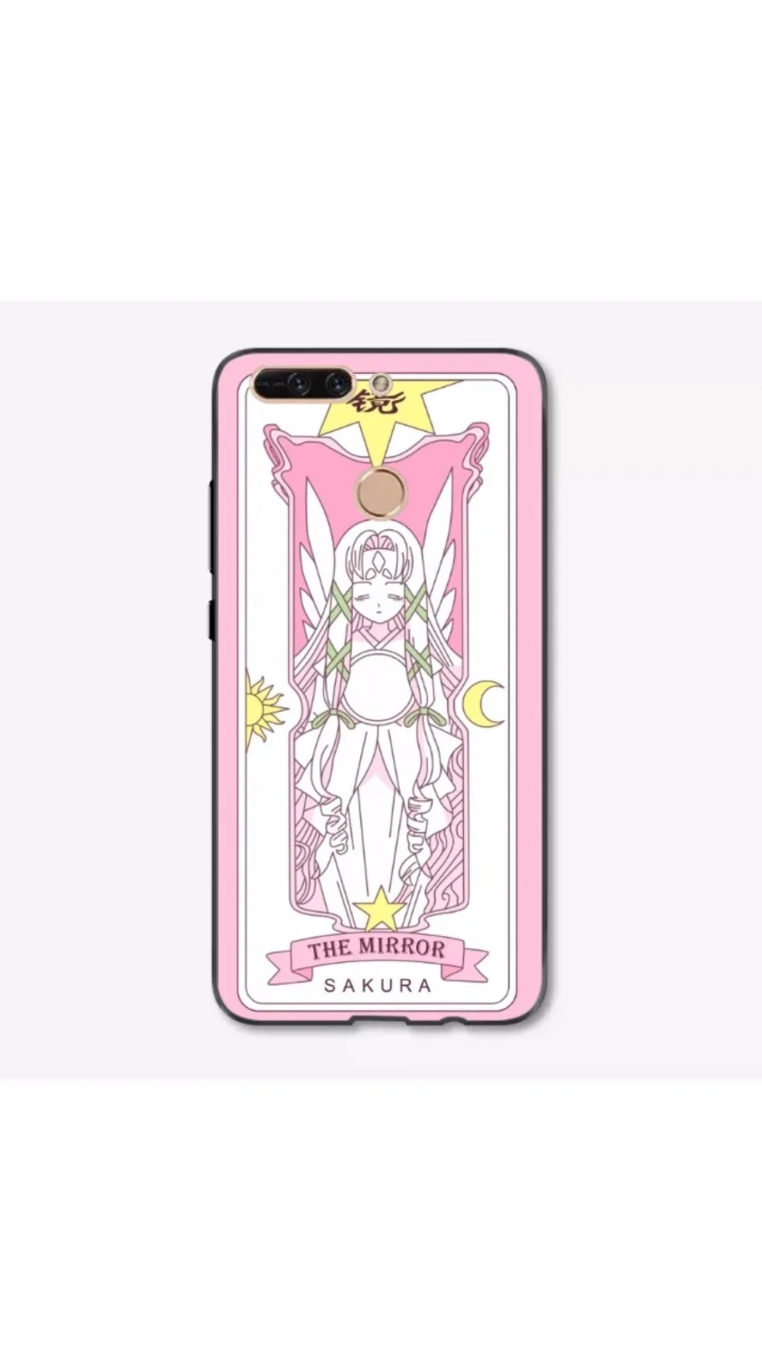 Cow Card Captor Sakura мультфильм аниме прекрасный розовый пластиковый мягкий силиконовый