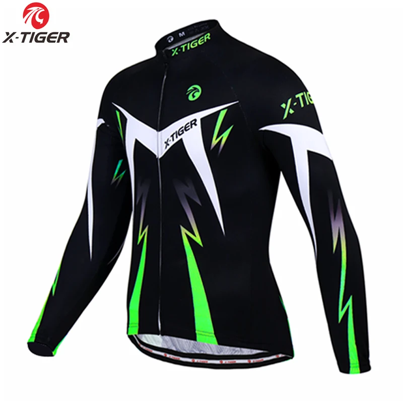As Picture X-TIGER с длинным рукавом Майо Ropa Ciclismo Майки для велоспорта/осень горный велосипед одежда/гоночный велосипед одежда для велоспорта - Цвет: As Picture