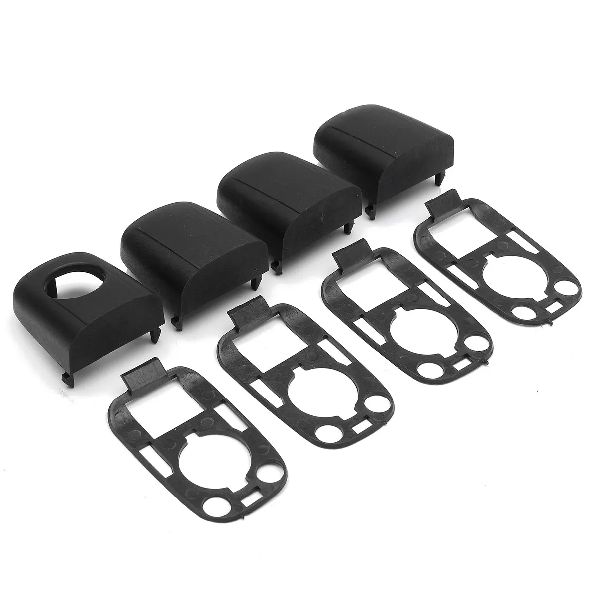 Черная защитная крышка замка L & R дверного чехол накладка с прокладкой