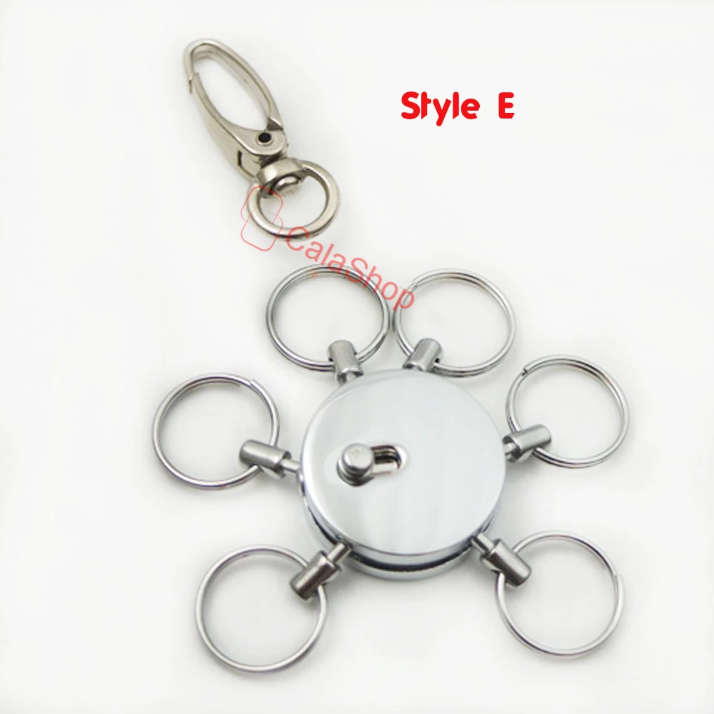 1 компл./лот съемный крючок Swivel Detatchable Multi Key Ring Keychain Clip Card Keyholder Accessories | Дом и сад
