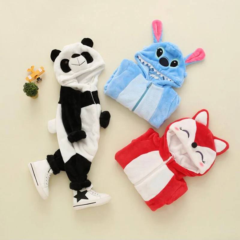 

Детские пижамы с рисунком лисы кигуруми, комбинезоны для новорожденных, комбинезон с животными, костюм для костюмированной вечеринки, зимн...