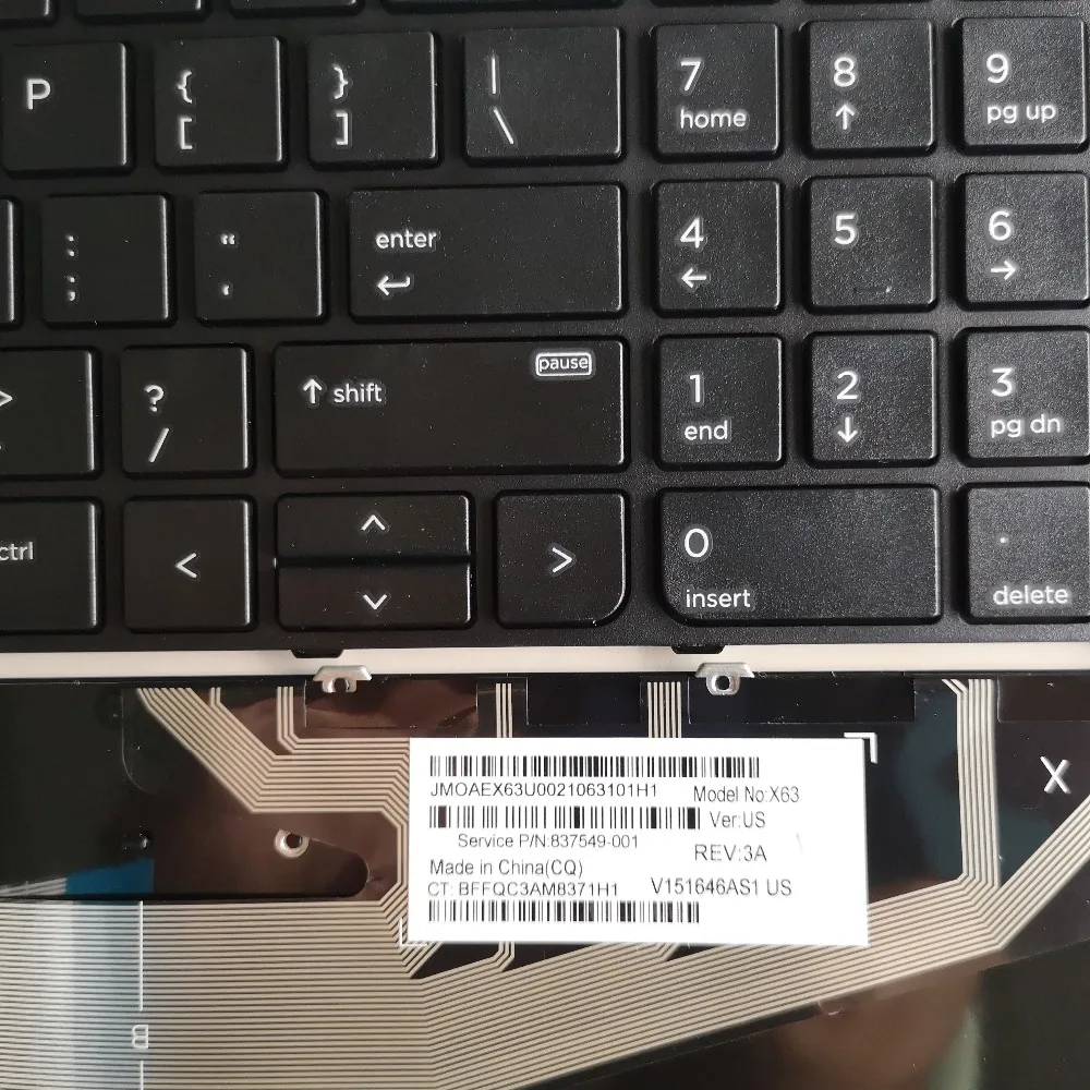 Новая Оригинальная Черная Клавиатура для ноутбука HP 450 455 G3 G4 650 G2 837549-001 827028-001 100%