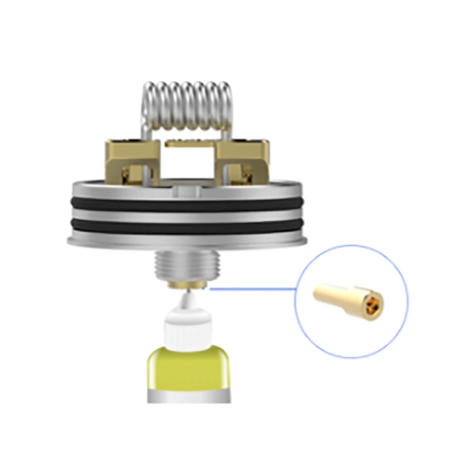 Оригинальный бак Vapefly Mesh Plus RDA для электронной сигареты 25 мм с Двойным Зажимом