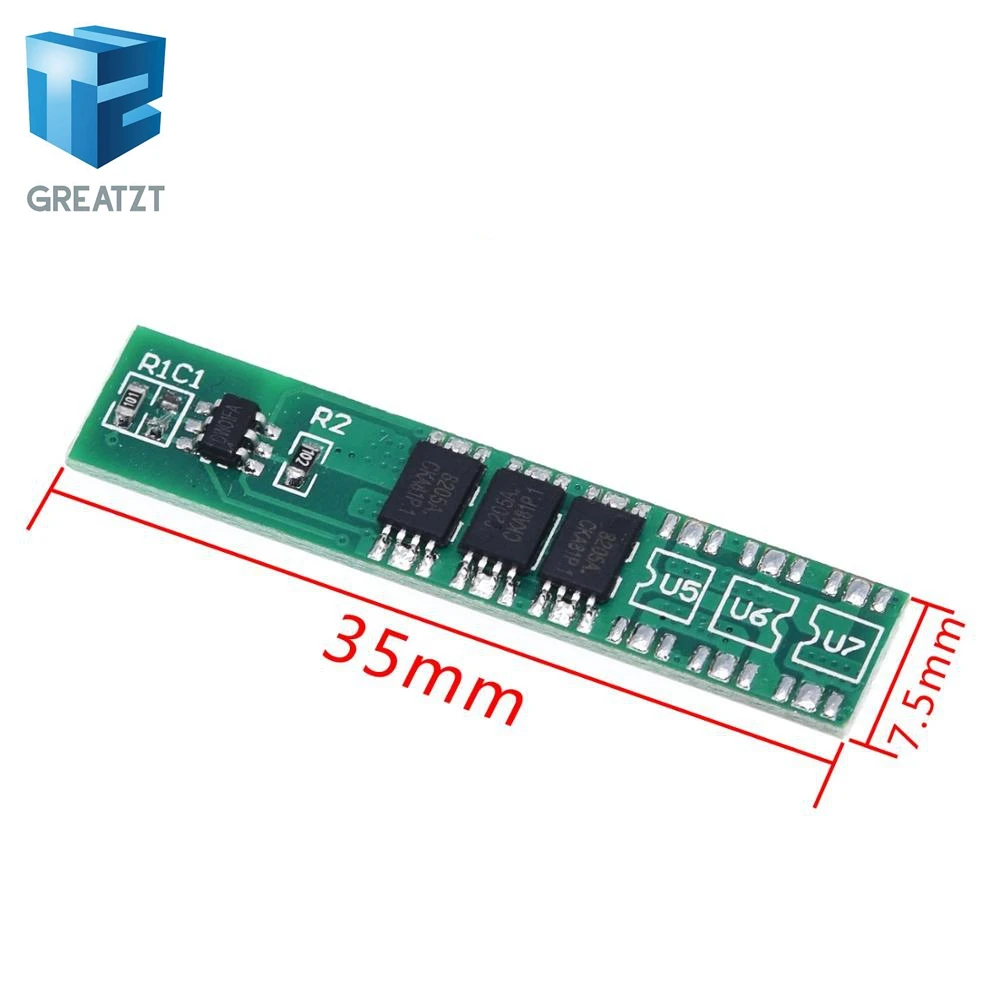 GREATZT 1S 5A 3 7 V li ion BMS PCM Защитная панель pcm для 18650 литий ионных аккумуляторов|protection