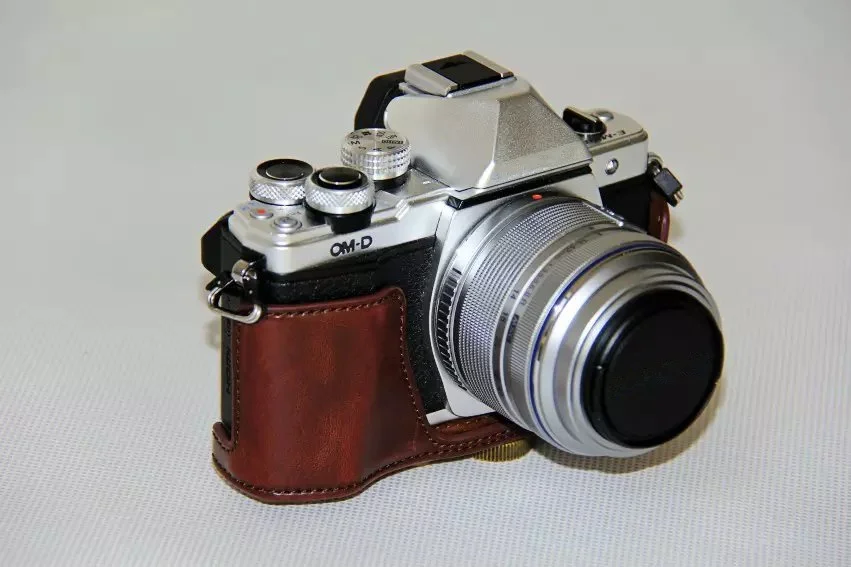 Чехол из искусственной кожи для камеры Olympus EM10 II E-M10 MarkII EM10 III E-M10 Mark III чехол для камеры с плечевым ремнем