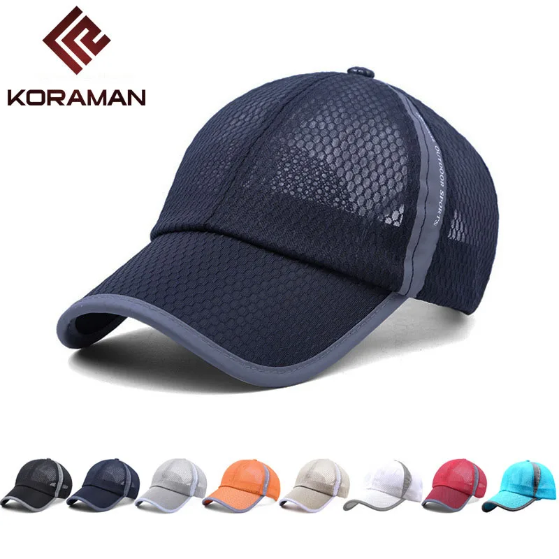 

Couples hat summer cool outdoor leisure men's and women's cap quick-drying grid Sunshade mountain Hiking sun hat cap