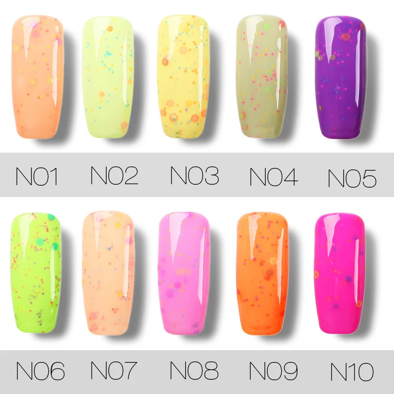 Гель лак для ногтей ROSALIND 1S 7 мл светодиодный полуперманентный УФ серии сыр