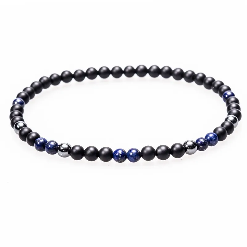 Мужской браслет мужской s гематит подарок для мужчин тонкий многослойный