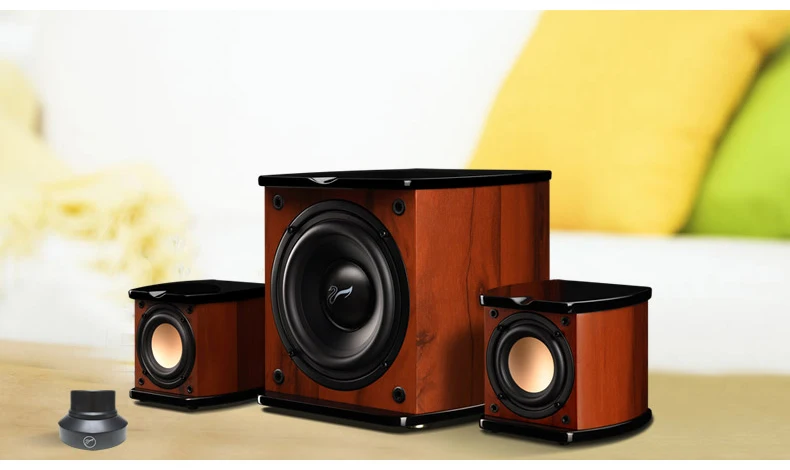 Hivi M20W 2 1 канала питание Динамик sSubwoofer в одну сторону active 6 дюймов саббуфер BG6N