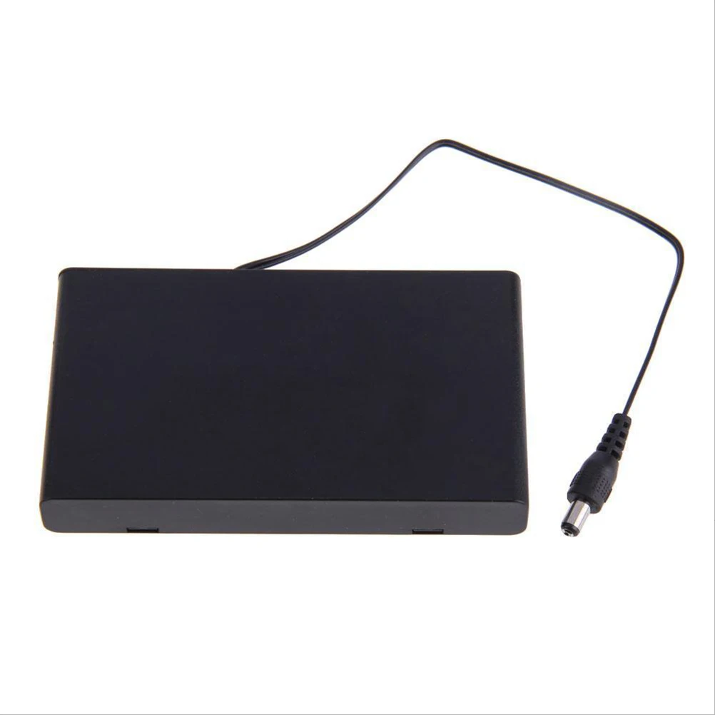 Travel Portable Small Storage Box Bins 1pcs Black 8 AA battery holder Case cover |
