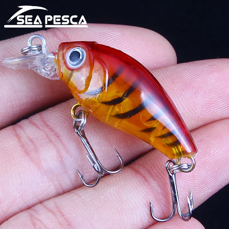 SEAPESCA супер мини приманка для рыбалки 3 6 г 4 см Жесткая плотная вобль Япония