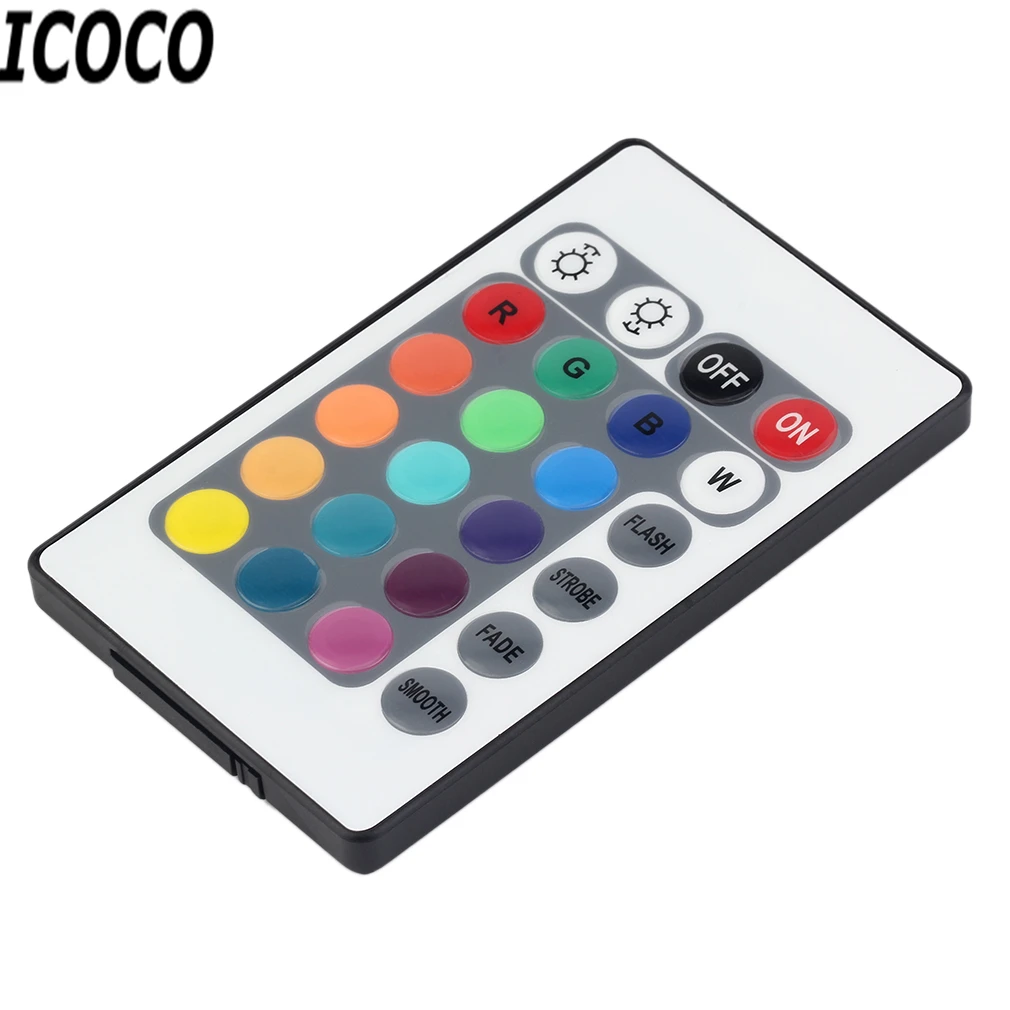 Светодиодная лента ICOCO 1 шт. 12 RGB 5050 SMD черная/белая водонепроницаемая 5 В с пультом