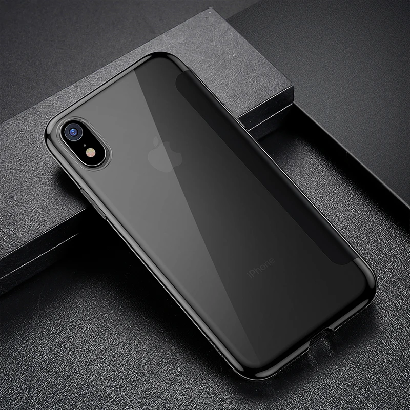 Роскошный чехол Baseus из закаленного стекла для iPhone Xs Max, шикарный защитный чехол для телефона с полным покрытием, чехол для iPhone Xs XR