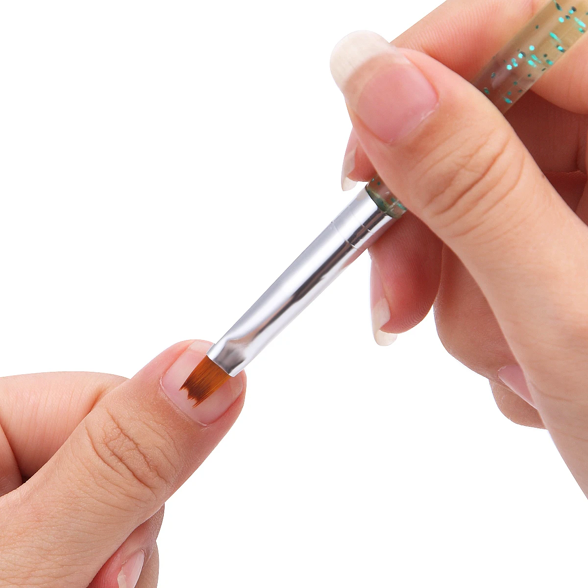 Набор кистей для маникюра Monja 8 шт. в форме смайликов и лун французский наконечник